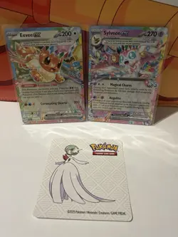 Pokemon Eevee ex Sylveon ex Prismatic/Surging Sparks- Girly Bundle - Image 1