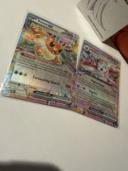 Pokemon Eevee ex Sylveon ex Prismatic/Surging Sparks- Girly Bundle - Image 4