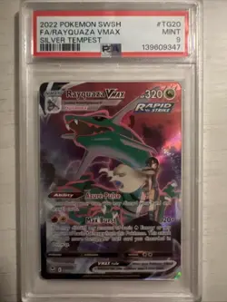 Pokemon TCG Rayquaza VMAX TG20/TG30 PSA 9 - Image 1