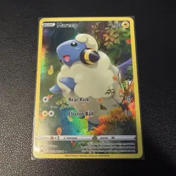 Pokemon TCG Mareep GG34/GG70 Crown Zenith Galarian Gallery Ultra Rare Holo - Image 1