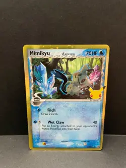 Pokemon SWSH: Sword & Shield Promo Mimikyu Delta Species SWSH136 Celebrations NM - Image 1