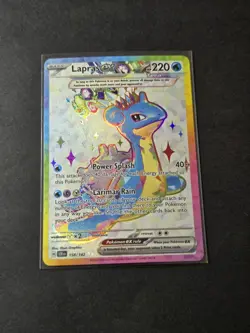 Lapras ex 158/142 Sv07: Stellar Crown Pokemon NM/M - Image 1
