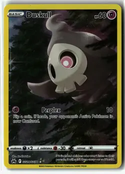 Duskull ⭐ GG28/GG70 Holo Crown Zenith Galarian Gallery Pokemon NM - Image 1