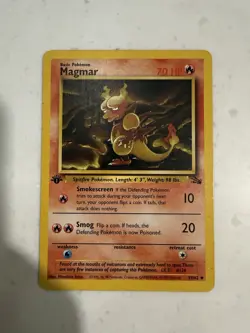 Pokemon Magmar 39/62 Fossil 1st Edition Uncommon Basic HP 70 Wizards 1999 - Image 1