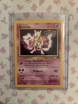 Pokemon TCG Mewtwo Black Star Promo 3 WOTC 1999 WB ‘The First Movie’ Stamp NM💎 - Image 1