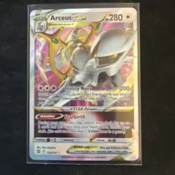 Pokemon TCG: Arceus Vstar Ultra Rare - Brilliant Star 123/172 - Near Mint - Image 1