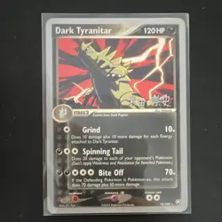 Pokemon TCG Dark Tyranitar 19/109 World Championship Decks Rare 120 HP 2005 - Image 1