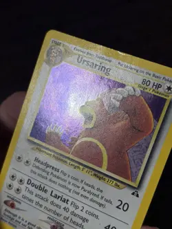 Pokemon TCG “Ursaring” 15/75 Neo Discovery Holo Rare Unlimited 2001 - Image 5