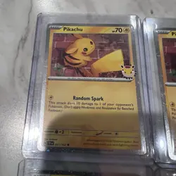 Lot Of 4 - Pikachu 51/162 Stamped 2026 Pokemon Day 30th Anniversary Promo TCG - Image 5