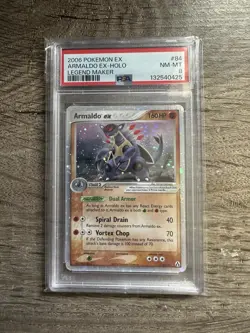 PSA 8 Mint Armaldo EX Holo #84 EX Legend Maker Pokemon 2006 Low Pop - Image 1