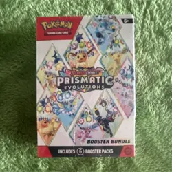 Pokemon TCG Scarlet & Violet Prismatic Evolutions Booster Bundle Box Eevee - Image 1
