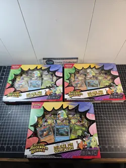 3x Pokemon TCG - Ascended Heroes First Partner Deluxe Pin Collection 🍀🍀 - Image 1