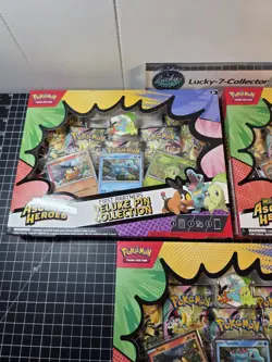 3x Pokemon TCG - Ascended Heroes First Partner Deluxe Pin Collection 🍀🍀 - Image 2