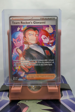Team Rocket's Giovanni SIR SV10: Destined Rivals 238/182 Pokemon TCG - Image 1