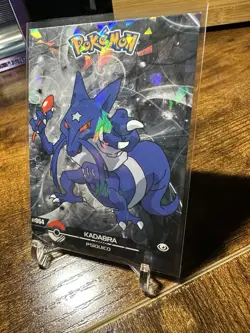 2025 Pokemon Crystal Card Collection Black Dark Edition #064 Kadabra Holo - Image 2