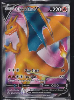 Charizard V SWSH050 - Sealed Holo Promo Sword & Shield Promo Pokemon NM/LP - Image 1