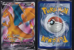 Charizard V SWSH050 - Sealed Holo Promo Sword & Shield Promo Pokemon NM/LP - Image 3