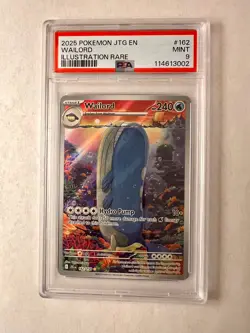 Pokemon Wailord Illustration Rare PSA 9 Sv09 Journey Together 162/159 English - Image 1