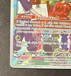 Pokemon TCG Dipplin Illustration Rare Holo 170/167 Twilight Masquerade - Image 4