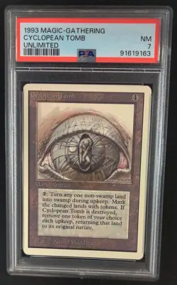 PSA 7 NM Cyclopean Tomb Unlimited MTG Magic Graded Card - Image 1