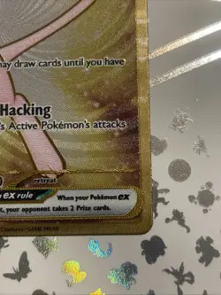 Mew ex Gold Hyper Rare Metal Pokemon Scarlet & Violet 151 UPC Exclusive NM - Image 4