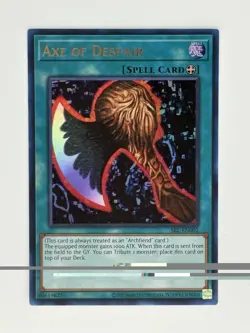 Axe of Despair SRL-EN002 Spell Ruler Unlimited NM - Image 1