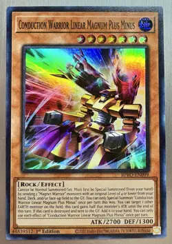 YuGiOh: Burst Protocol - Conduction Warrior Linear Magnum Plus Minus- BPRO-EN099 - Image 1