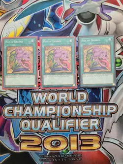 3x Pot of Desires PLAYSET SR08-EN034 Common - LP 1st Ed. - Yugioh TCG - Image 1