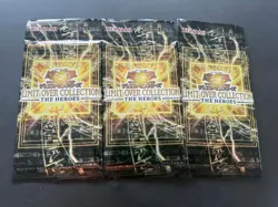 3 Pack Lot YuGiOh! Limit Over THE HEROES Sealed Japanese USA Seller - Image 1