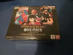 One Piece TCG OP-09 Emperors in the New World Booster Box - BRAND NEW SEALED - Image 1