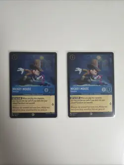 Disney Lorcana TCG Mickey Mouse Detective 8/P1 EN 1 Promo (Set of 2) - Image 1