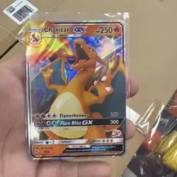 Stage 2 Charizard GX HP250 Flamethrower Pokemon card - Excellent Condition - Image 4