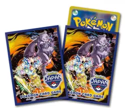 1 Pokemon Center Japan Card Game Deck Shield Sleeve PJCS 2025 Pikachu Mewtwo - Image 2