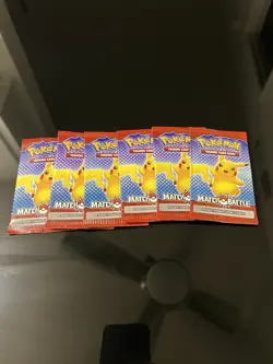 6 x 2022 Pokemon McDonalds Match Battle TGC Card Packs - Sealed - Image 1