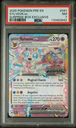 Pokemon Card - Sylveon ex - 041/131 - Surprise Box - 2025 - PSA 7 - Image 1