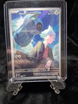 Pokemon TCG Steven’s Beldum 207 Black Star Promo Card Pack Fresh NM Condition - Image 1