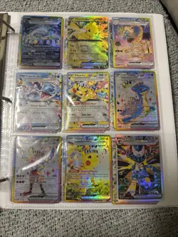 Pokemon Card Collection Binder Multiple Cards - Image 1