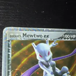 Rocket's Mewtwo ex 99/109 EX Team Rocket Returns Holo Pokemon - Image 3