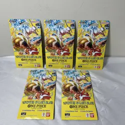 One Piece OP15 EB04 Adventure on Kami Island Sleeved Booster Pack Lot 5 English - Image 4