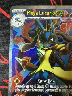 Pokemon TCG Mega Lucario ex 160/132 – Mega Evolutions – Near Mint - Image 3