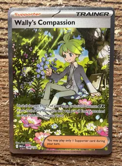 Pokemon TCG: Wally's Compassion 186/132 Mega Evolution Special Illustration Rare - Image 1