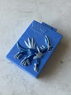 Vintage Pokemon Burger King Dialga Card Holder Case (2008) - Blue Promo Box - Image 1