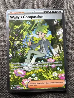 Pokemon TCG Wally's Compassion 186/132 Mega Evolution Special Illustration Rare - Image 1