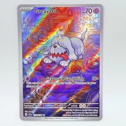 Pokemon TCG Greavard Scarlet & Violet Base Set 214/198 Holo Illustration Rare - Image 5