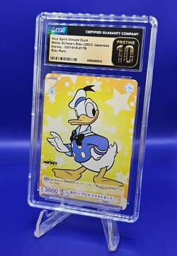 Donald Duck Mickey And Friends Weiss Schwarz Blau Disney Pristine 10-01B-017B BR - Image 1