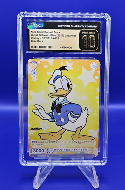 Donald Duck Mickey And Friends Weiss Schwarz Blau Disney Pristine 10-01B-017B BR - Image 2