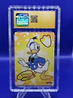 Donald Duck Mickey And Friends Weiss Schwarz Blau Disney Pristine 10-01B-017B BR - Image 3