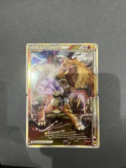 Pokemon TCG Entei & Raikou LEGEND 90/95 91/95 Ultra Rare HGSS Unleashed set - Image 1