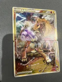 Pokemon TCG Entei & Raikou LEGEND 90/95 91/95 Ultra Rare HGSS Unleashed set - Image 3