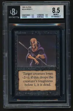 ***BGS 8.5 Quad++ Alpha Weakness** MTG Alpha Magic Kid Icarus - Image 1